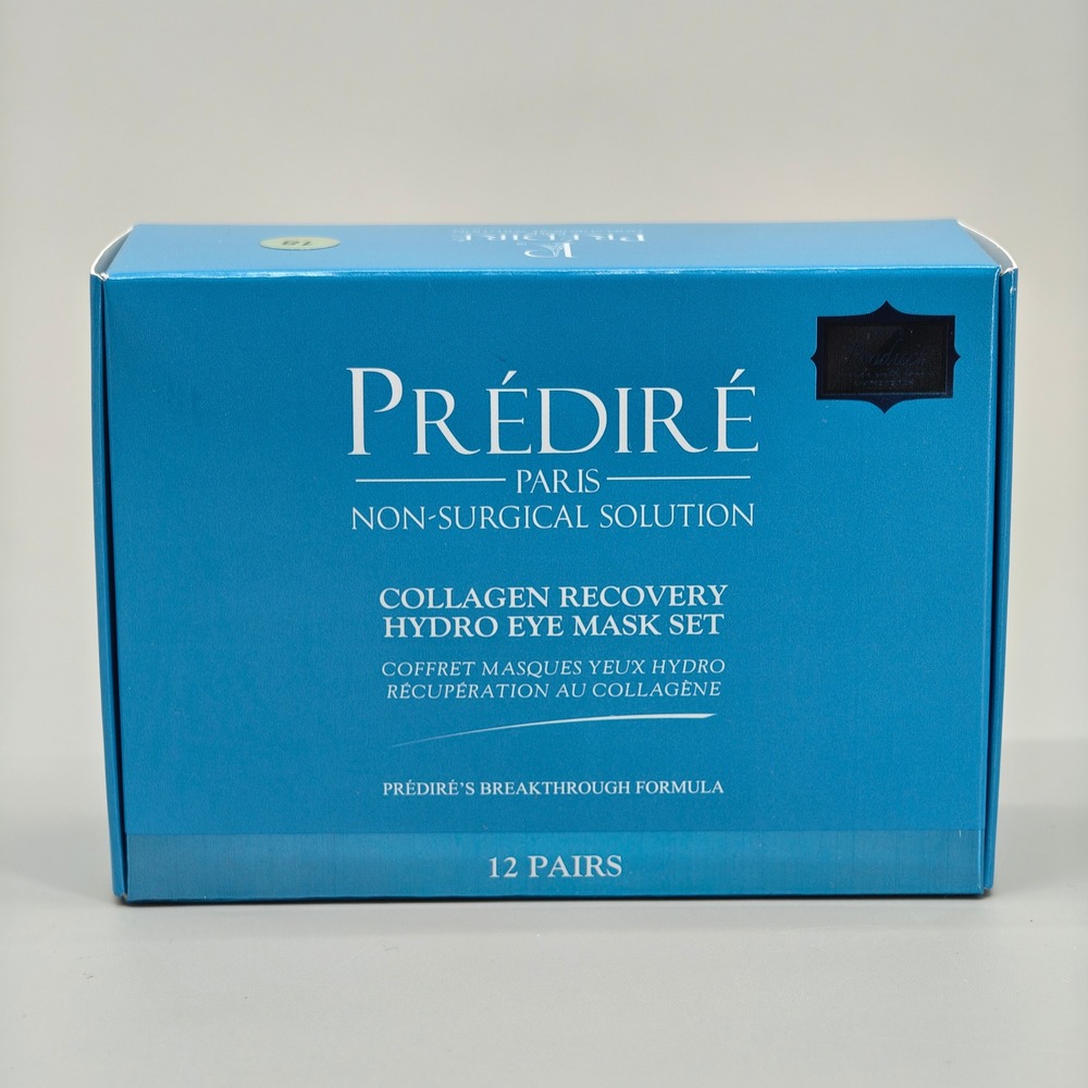 Predire Paris Collagen Recovery Hydro Eye Mask Set 12 Pairs Blue Skin Care New